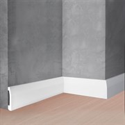 Ударопрочный влагостойкий напольный плинтус под покраску Stenopol УПАК C7125