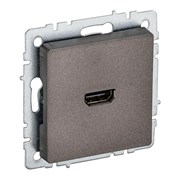 Hdmi-розетка IEK Brite рhdmi-0-бртб