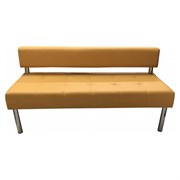 Трехместная секция дивана Мягкий Офис горчичная