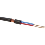 Кабель микрофонный ELTROS КММ 2x0,12, бухта 400м, черный