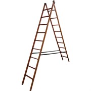 Универсальная двухсекционная диэлектрическая лестница-стремянка Диэлектрик ССД-У 2х9