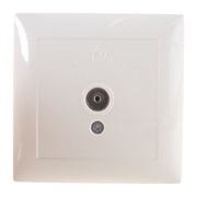 Телевизионная оконечная одноместная розетка Кунцево-Электро СЕЛЕНА РТВ1-0-399