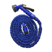 Поливочный шланг Зеленый Луг синий, 10-30 м