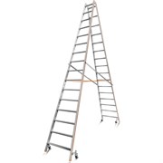 Передвижная стремянка Эйфель Комфорт - Профи 216 Роллер