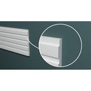 Ударопрочный влагостойкий стеновой молдинг-панель под покраску Decor-Dizayn Грани