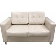 Двухместный диван Мягкий Офис кремовый
