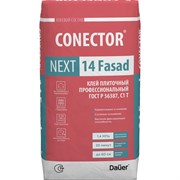 Плиточный профессиональный клей Dauer conector next 14 fasad