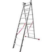 Индустриальная алюминиевая двухсекционная лестница НОВАЯ ВЫСОТА 5220209