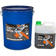 Выравнивающий состав SVER ПУ темно-серый, 25 кг (21.5+3.5 кг)