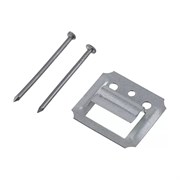 Кляймер крепеж для вагонки и панелей СТРОЙМЕТИЗ №5 цинк (уп.80 шт.)