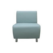 Одноместная секция дивана Мягкий Офис ментоловая