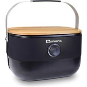 Портативный газовый мини гриль барбекю Sahara Mini BBQ -Black