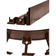 Садовый пластиковый бордюр ГеоПластБорд GPB58.08.32.Br