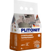 Термостойкий раствор для ремонта печей и каминов PLITONIT СуперКамин