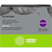Ленточный картридж для brother p-touch ql-500, ql-550, ql-700, ql-800 CACTUS dk-22223