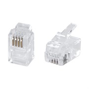 Телефонный коннектор для телефонных трубок Cabeus 4P4C