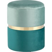 Пуф Стул Груп Кэрри с ящиком, велюр бирюзовый