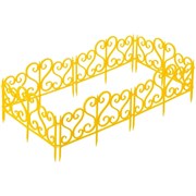 Садовое ограждение МАСТЕРСАД АЖР-желт