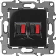 Двойная розетка аудио ЭРА 12-3112-06