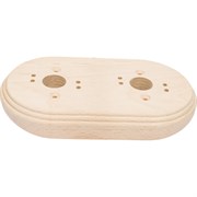 Двухместная накладка под розетку Мезонинъ Ретро