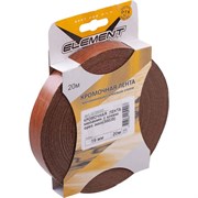 Меламиновая кромочная лента Element с клеем 19мм орех экко 20 м