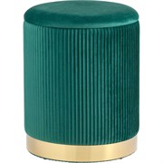 Пуф Стул Груп Шарлотта с ящиком, велюр зеленый