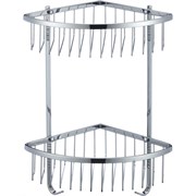 Двойная угловая полка-решетка Savol 24228