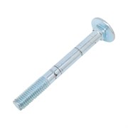 Мебельный оцинкованный болт Саморезик 10х90 DIN603 1 шт