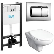 Подвесной унитаз Roca ПЭК Mateo