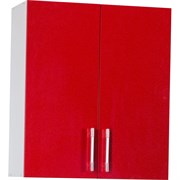 Шкаф для посуды SANTREK 60 красный металлик (с сушкой) фасад МДФ