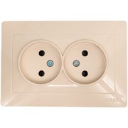 Двойная розетка Luxar Novo