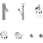 Высокий смеситель для накладной раковины Wellsee ONCE! and forever