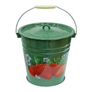 Эмалированное ведро СТАЛЬЭМАЛЬ Клубника садовая