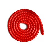 Спиральная пластиковая защита PARLMU SG-26-F13-k5, полипропилен, размер 26, плоская поверхность, цвет красный, длина 5 м