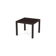 Стол ЗПИ "Альтернатива" Ротанг-плюс 940x940x740мм мокко