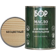 Деревозащитное масло для мебели и интерьеров БОР 4690417074235