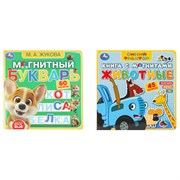 Книга с магнитами, 6 страниц, 2 вида, 200х200 мм, АССОРТИ, УМКА