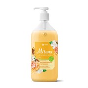 Мыло-крем жидкое гипоаллергенное 1л GRASS MILANA "Молоко и мед", дозатор, 126101