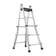 Телескопическая лестница-стремянка Svelt scalissima 6+6 ступеней