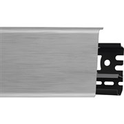 Плинтус ARBITON Indo 41 Алюминий Светлый, 2500x70x26 мм