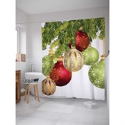 Штора-занавеска для ванной JoyArty Рождественское печенье