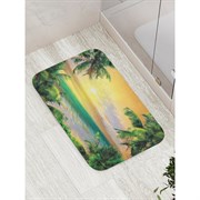 Противоскользящий коврик для ванной, сауны, бассейна JoyArty Приятный вечер