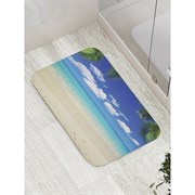 Противоскользящий коврик для ванной, сауны, бассейна JoyArty Пляжные ракушки