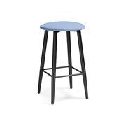 Барный стул Woodville Гангток катания дасти блю, черный матовый