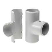 Разборный безгалогенный атмосферостойкий тройник Промрукав PR13.0364