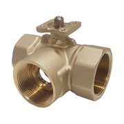 Трехходовой латунный шаровой кран TECHNO 3040B