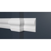 Ударопрочный влагостойкий стеновой молдинг под покраску Decor-Dizayn DD606