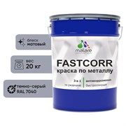 Антикоррозийная быстросохнущая краска по металлу по ржавчине MALARE FastCorr