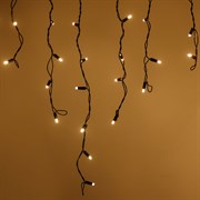 Светодиодная гирлянда Ardecoled ARD-EDGE-PRO-4000x600-BLACK-128LED-MILK-FLASH Warm