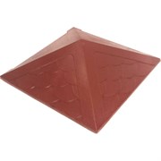 Колпак на столб забора ООО ТК "ТИТАН" Тетто Элит Чешуя